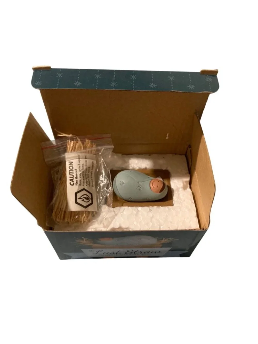 The Last Straw Christmas Nativity Baby Jesus Figurine One Silent Night